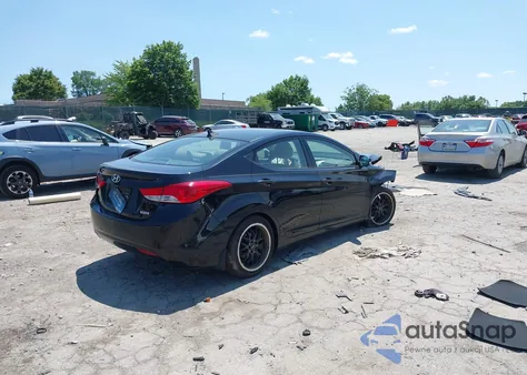 2013 Hyundai Elantra Limited из США, поврежденный, VIN KMHDH4AE0DU930843